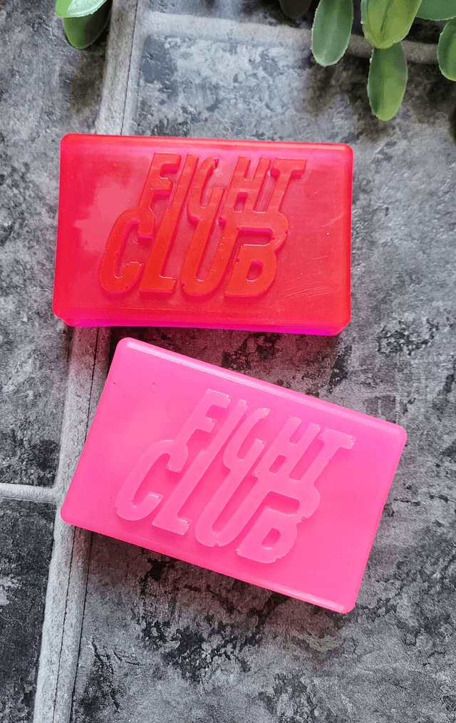 Fight Club Soap Bar Ornament – Handmade Resin Movie Fan Art