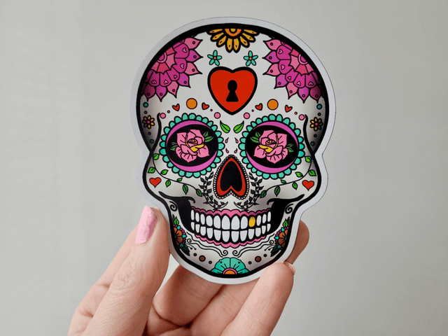 Sugar Skull - Mexican Death Skull -mMagnet