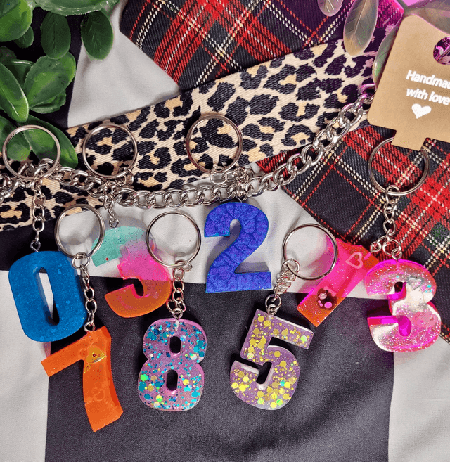 Alternative Number Keyrings - Various Keychains
